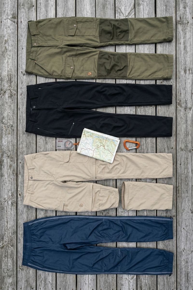 Outdoor bukser guide (2026): find de rigtige til din tur 1 Fire typer outdoor bukser — vandrebukser, softshell, zip-off og regnbukser sammenlignet