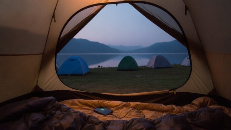Powerbank til camping & festival: solcelle, nødradio & lys